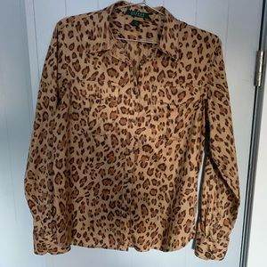 Ralph Lauren Leopard Print Shirt